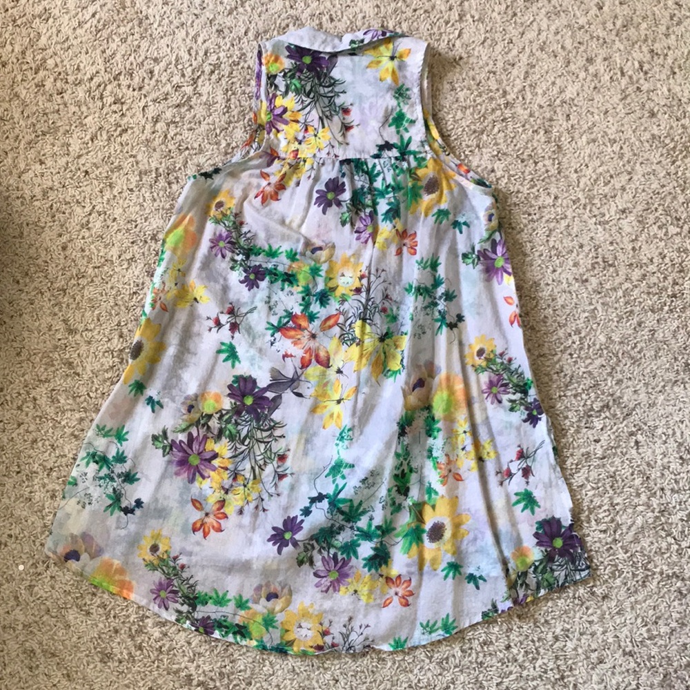 Multicolor Hypericum Tunic Button-Down - image 5